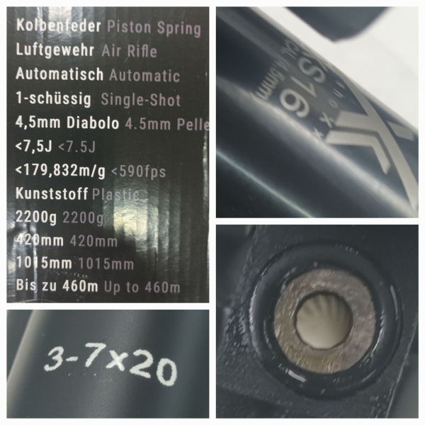 >!< ***** DAS MEGA Sniper Luftgewehr Shoxx XS16 + ZF + Export Feder ***** >!< – Bild 2