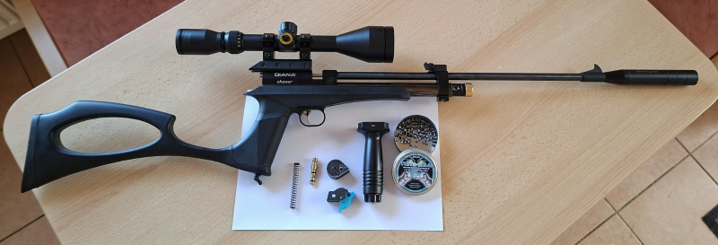Diana Chaser Umbau auf Bandit 4,5mm mit langen Lauf – Bild 2