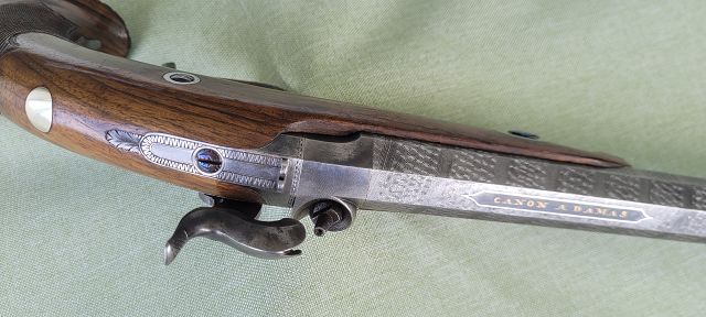Duell-Pistolen im Kasten, ca. 1840/50 – Bild 4