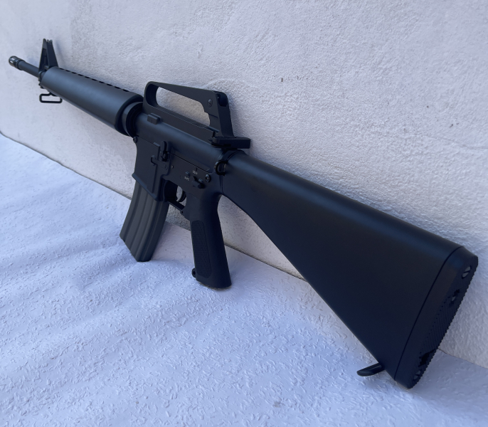 Airsoft M16A1 Sturmgewehr - wie COLT US ARMY Replica Vietnam Krieg AR15 – Bild 3