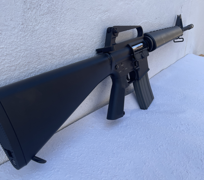 Airsoft M16A1 Sturmgewehr - wie COLT US ARMY Replica Vietnam Krieg AR15 – Bild 4
