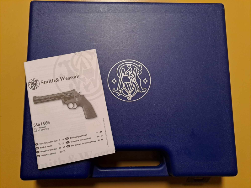 Smith & Wesson Revolver CO2 586-6 4,5 mm S&W – Bild 4