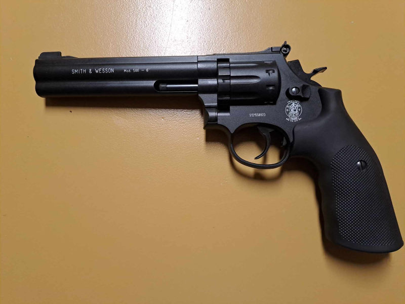 Smith & Wesson Revolver CO2 586-6 4,5 mm S&W – Bild 6