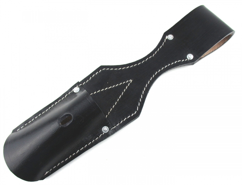 WWI Koppelschuh, Bajonettschuh, Seitengewehrtasche 98/05, schwarz – Bild 1