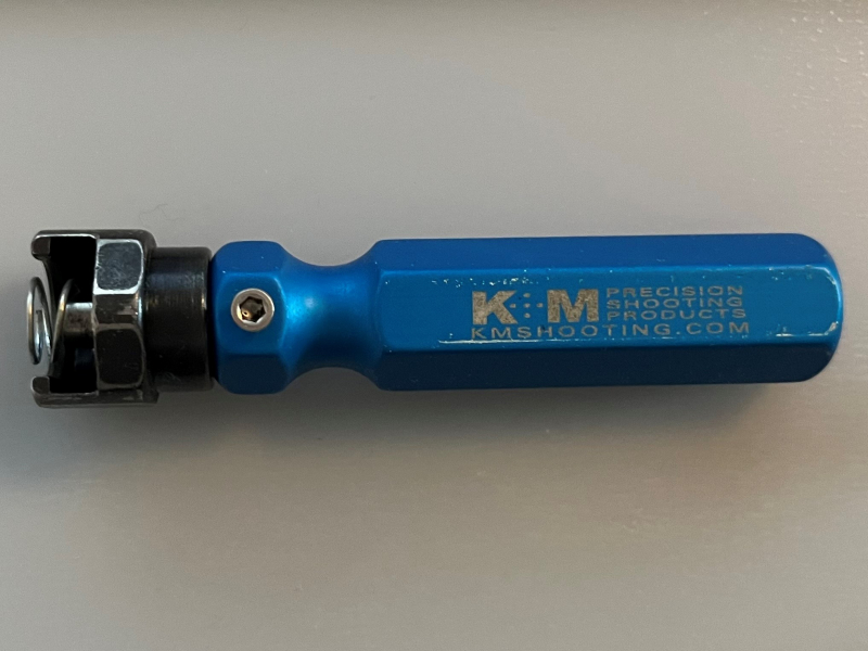 K&M Hülsenhalter mit Griff für Hülsenhalsbearbeitung – Bild 1