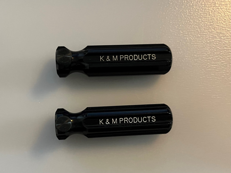 2x K&M Handgriff für Zündglockenreiniger / Zündglockenfräser – Bild 1