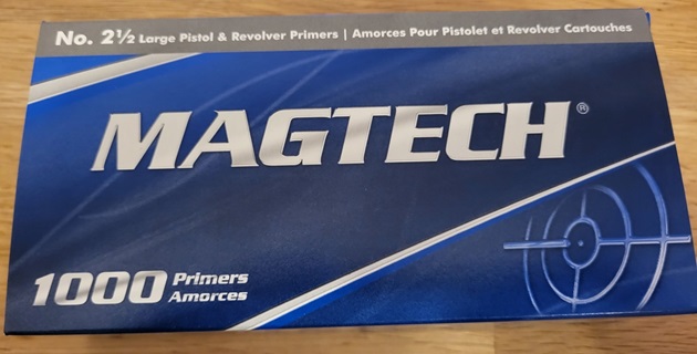 1000St.Magtech Boxer-Zündhütchen - LARGE Pistol-No 2 1/2- – Bild 1