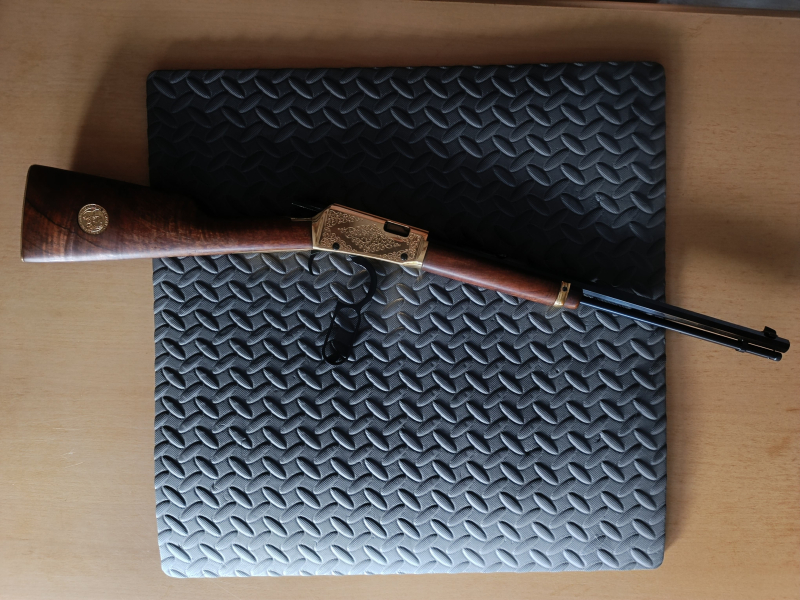 Sonderedition Erma EG71 UHR .22lr 50 Jahre in Gold – Bild 2