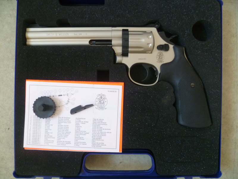 CO2-Luftpistole Smith & Wesson 686 6" 4,5mm Diabolo – Bild 1