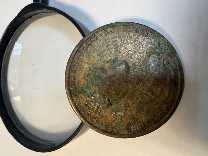 Originale Krönungsmedaille 1836 Maria Anna von Savoyen – Prag 1836 – Bronze – Bild 3