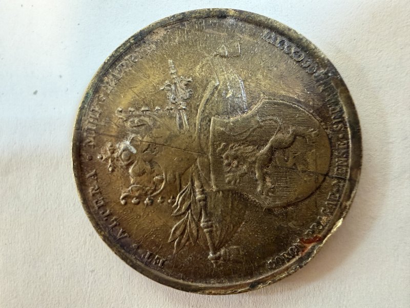 Originale Krönungsmedaille 1836 Maria Anna von Savoyen – Prag 1836 – Bronze – Bild 2