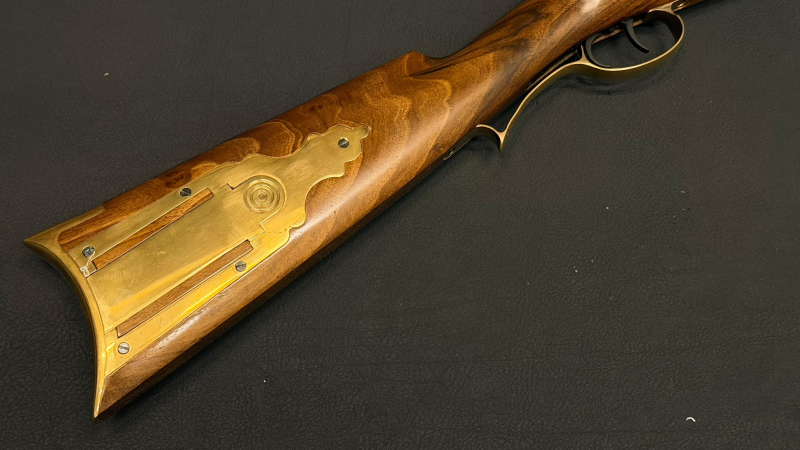 Perkussionsbüchse MAVI „Hawken Rifle“ Kal. .45 (BlackPowder) | Stecher | Oktagonlauf | Vorderlader – Bild 3