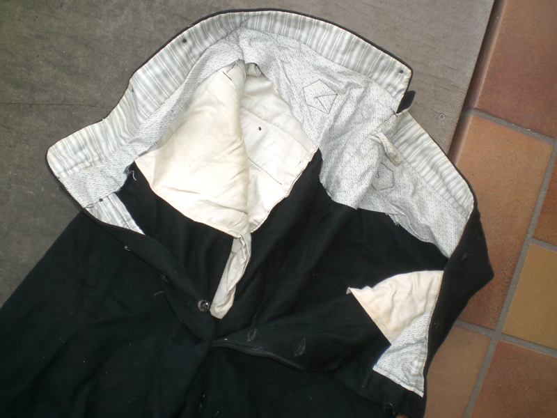 unbekannte schwarze Wollhose ca um 1890 – Bild 3