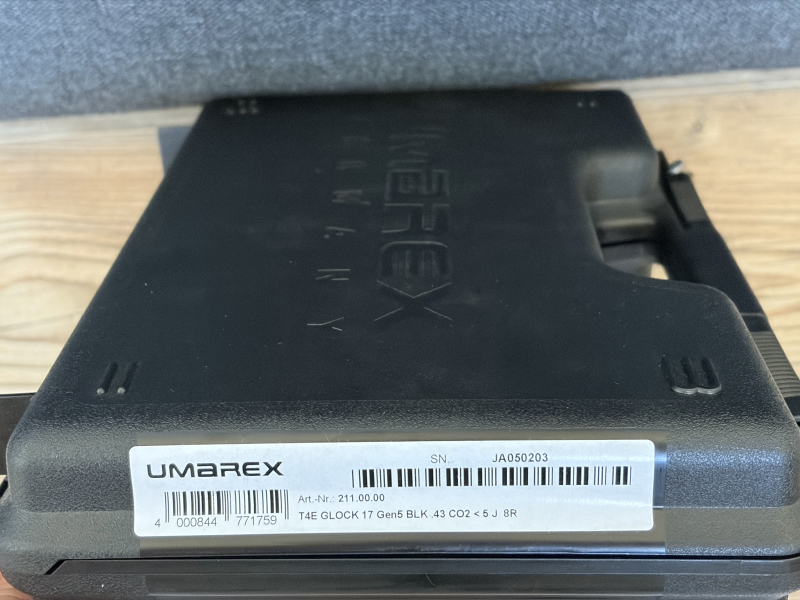 T4E GLOCK 17 Gen5 RAM-Waffe Cal. .43 – Schwarz mit Zubehör – Bild 6