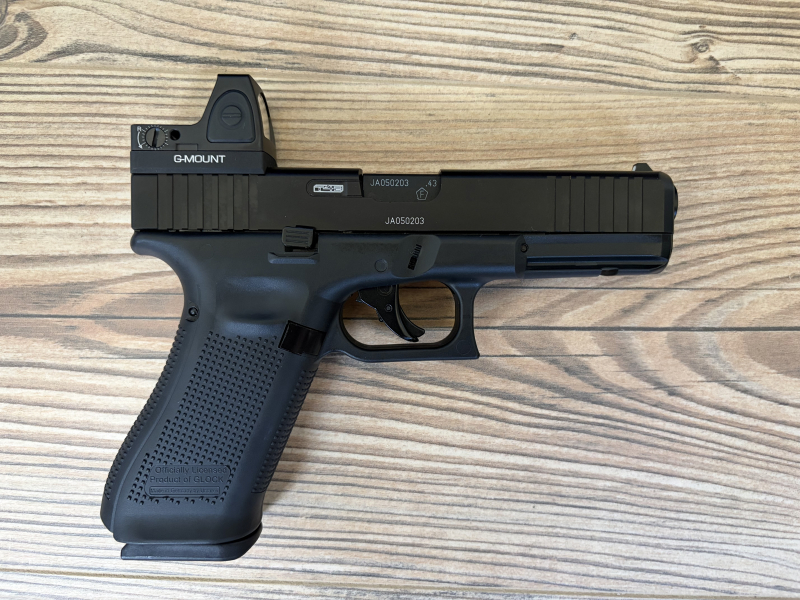 T4E GLOCK 17 Gen5 RAM-Waffe Cal. .43 – Schwarz mit Zubehör – Bild 4
