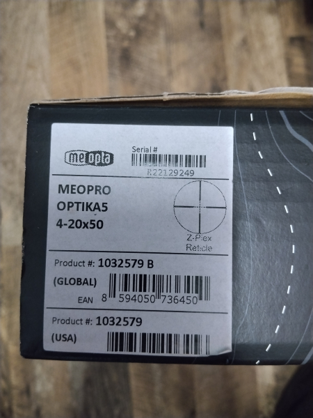 Meopta Zielfernrohr Neuware Meopro Optikas 4-20x50 Z-Plex #4 – Bild 1