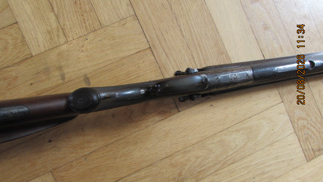 Burgsmüller & Söhne Hahndrilling, Kal. 9,3x72R, 16/65 – Bild 5
