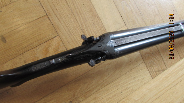 Burgsmüller & Söhne Hahndrilling, Kal. 9,3x72R, 16/65 – Bild 6