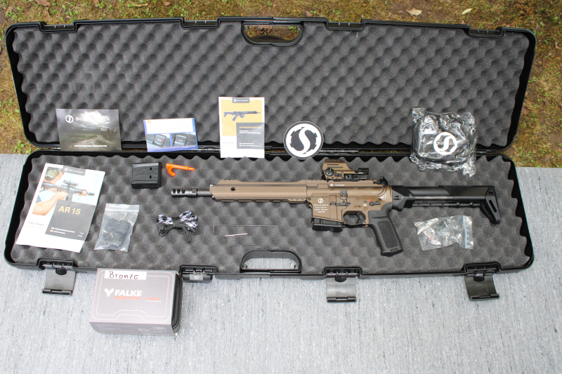 Schmeisser AR15 S4F .223Rem 10,5 Zoll Bronze Falke LE Bronze Selbstladebüchse sportschützentauglich! – Bild 1