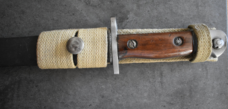 Gut erhaltenes Bajonett (Seitengewehr) – attēls 2