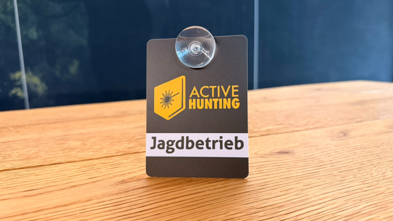 Active Hunting Jagdschild mit Saugnapf – imagen 1