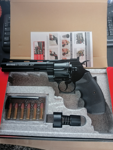 Swiss Arms Revolver 357-6 CO2 TOP – Bild 2