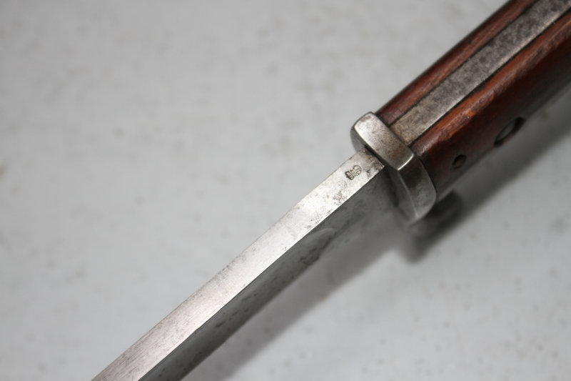 Seitengewehr S14 Bajonett S15 "Gotscho" mit Lederfrosch – Bild 3