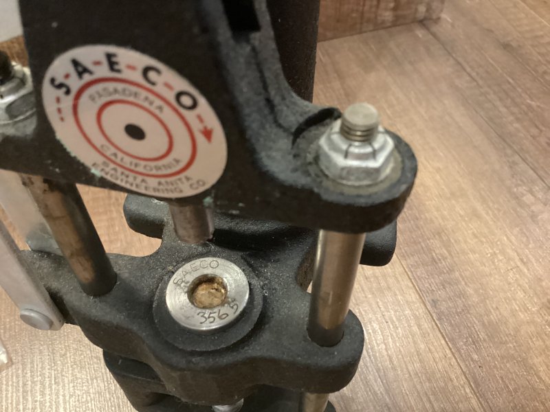 Saeco Lube - Sizer - Geschoss Fettpresse und Kalibrierpresse – Bild 6