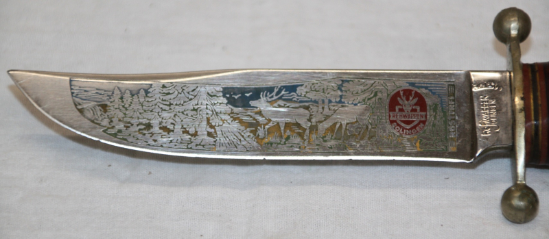 Jagdmesser Rehwappen Solingen Nr. 6014½ – Bild 3