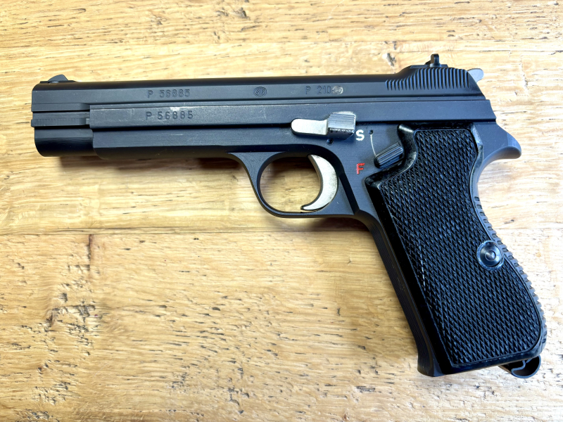 Sportpistole Set SIG - P210 Kal 9mm Luger mit WS 7,65mm Luger & .22 LR – Bild 2