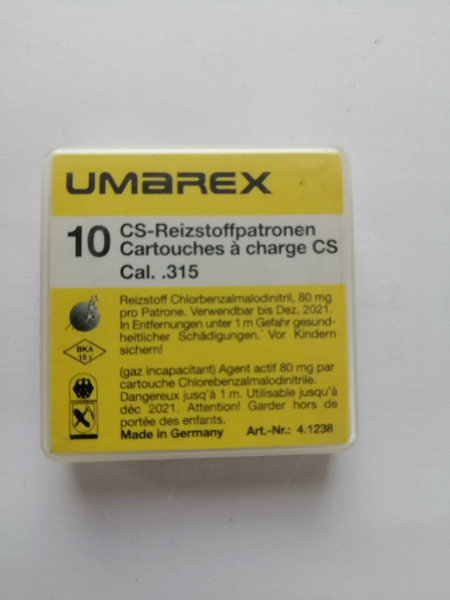 100 CS Reizstoffpatronen von Umarex im Kal. .315 – Bild 2