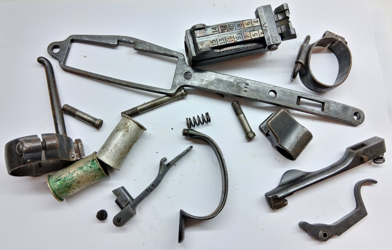 Ersatzteile Kleinteile für Repetierer Schmidt Rubin 7,5×55 mm, Teile Freie Teilesatz – Bild 1