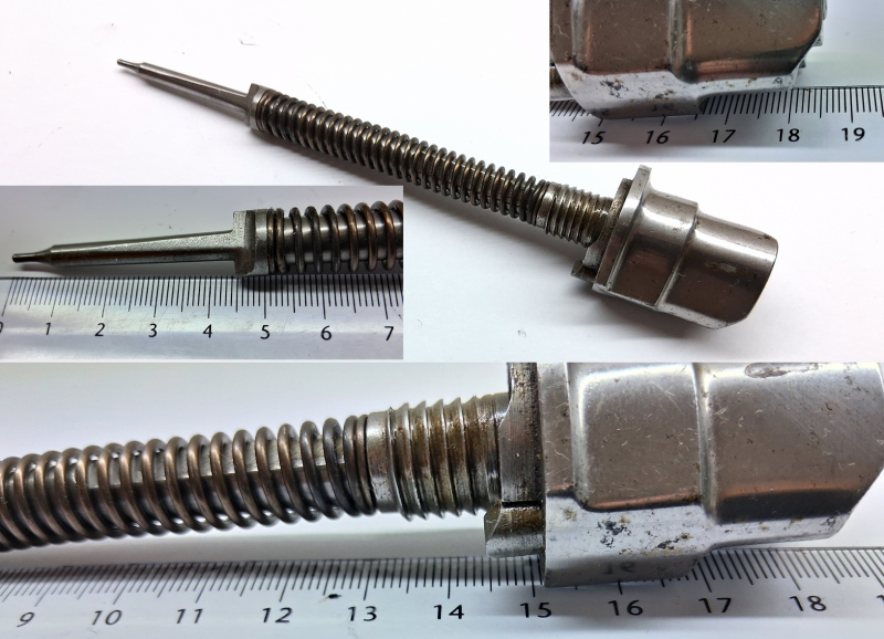 Schlagbolzenfeder Schlagbolzen Schlößchen Druckbolzen für M98 für Schiebesicherung System 7x64 – Bild 1