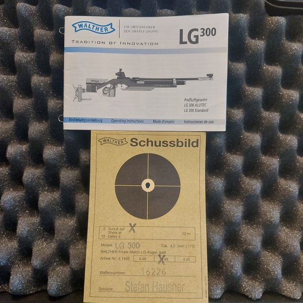 Pressluftgewehr Wahlter LG 300 – attēls 6