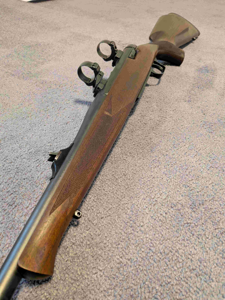 Browning Mod. European, .300 WinMag, inkl. EAW Schwenkmontage – Bild 3