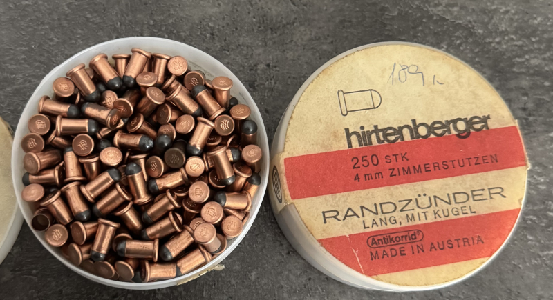 Hirtenberger 4mm Randzünder - lang, mit Kugel – afbeelding 3