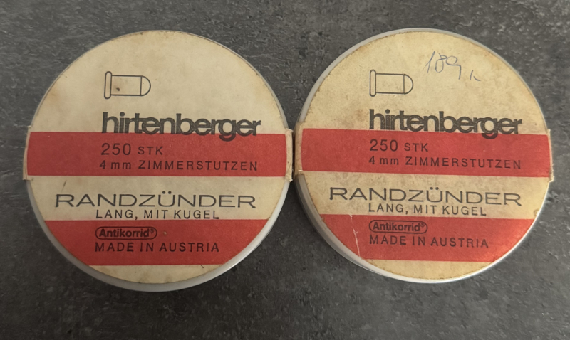 Hirtenberger 4mm Randzünder - lang, mit Kugel – afbeelding 1