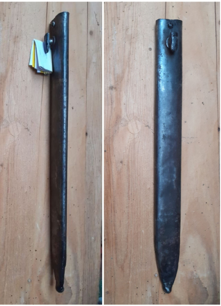 Hülle, Scheide, Fund, Ersatzteil, Bastler, Bajonett, Seitengewehr, WK,05 – Bild 1