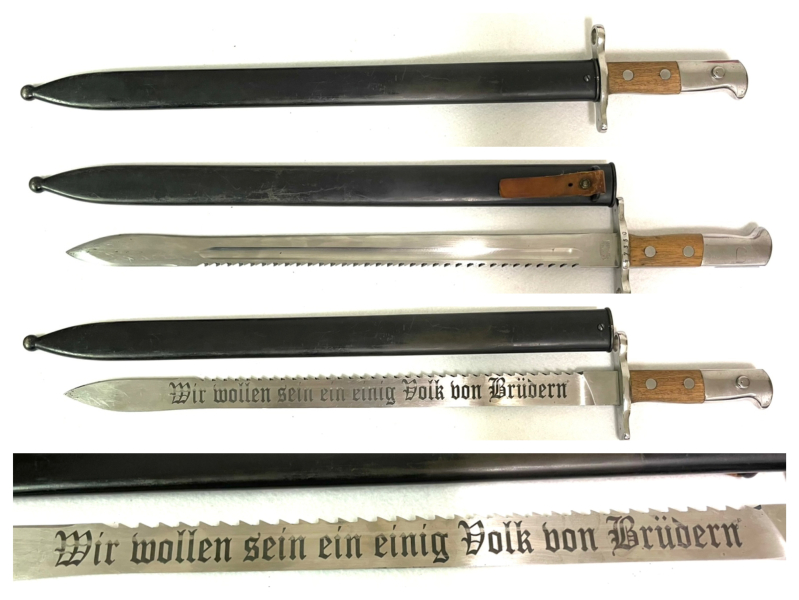 Schweizer Pionier-Bajonett / Säge-Bajonett M1914 – Bild 1