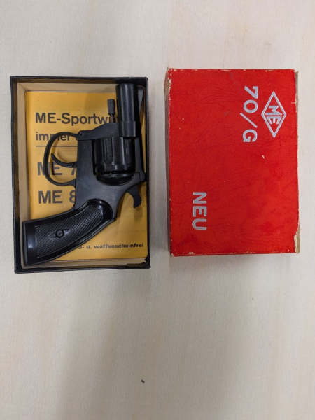 Cuno Melcher ME 70/G – Cal. 6mm Flobert Platz – PTB 306 – Made in Germany – Vintage Revolver – Bild 4