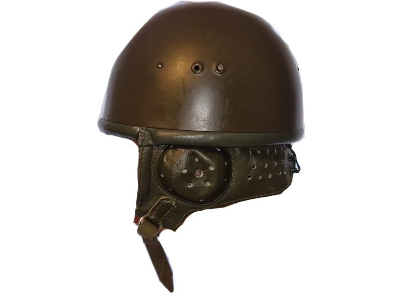 NVA Fallschirmjägerhelm Wz.63 DDR Tarnnetz MP-63 Kradmelder AKS-74N Motorradhelm Polen AKM-47 PM Rak – Bild 3