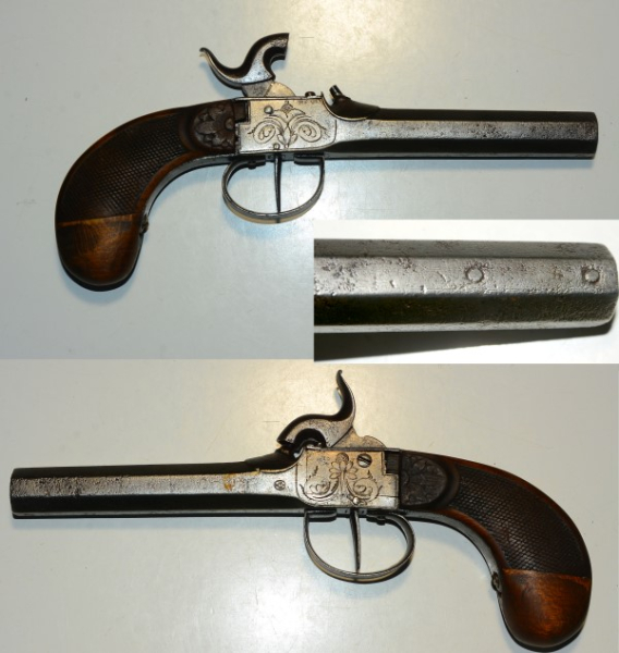 Perkussions-Terzerol um 1860, Belgien – imagem 1