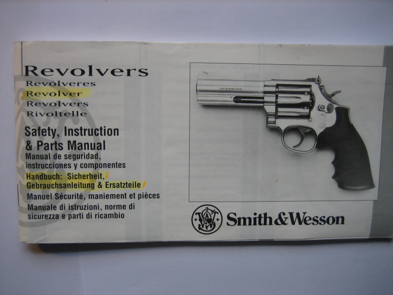 ** Gebrauchsanleitung für S & W - Revolver ** – Bild 1