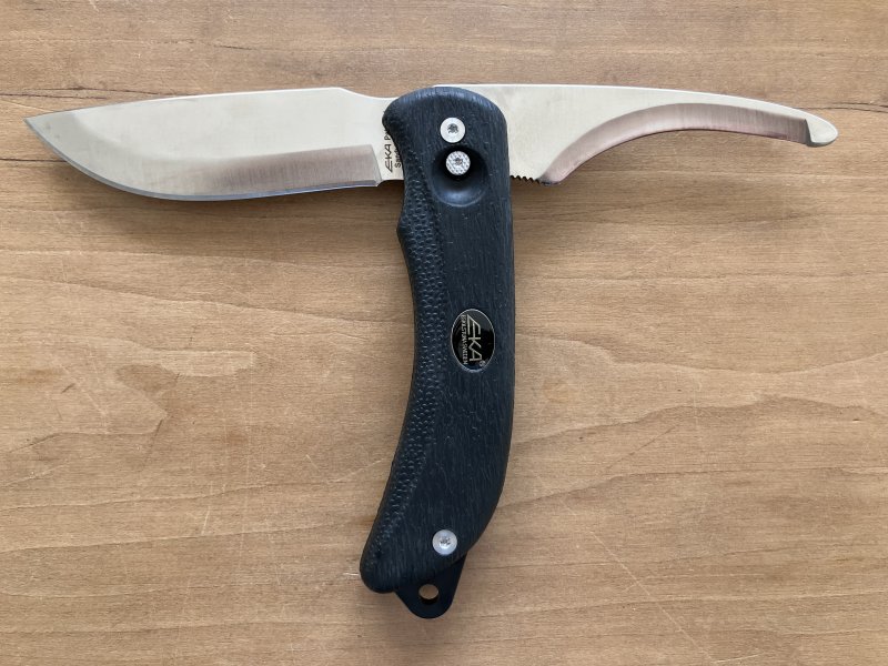 EKA SwingBlade G3 Jagdmesser – Sandvik 12C27 – mit Originalscheide – Bild 2