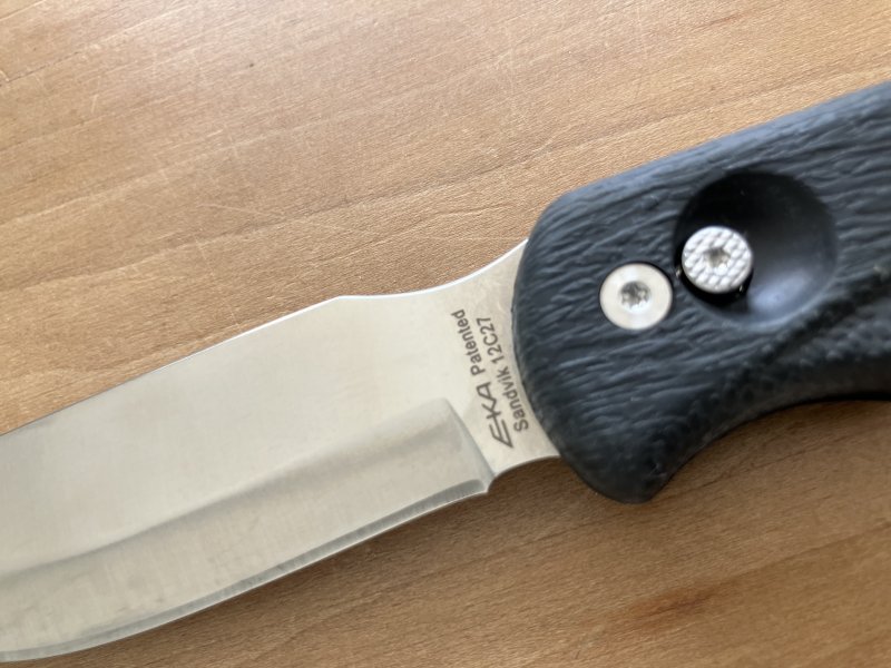 EKA SwingBlade G3 Jagdmesser – Sandvik 12C27 – mit Originalscheide – Bild 3