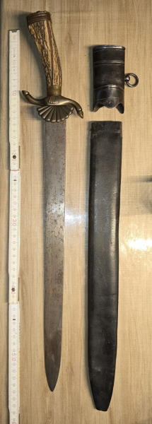 Originaler alter Hirschfänger zur Restaurierung. – image 4