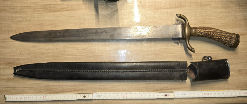 Originaler alter Hirschfänger zur Restaurierung. – image 2