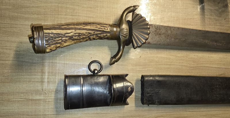 Originaler alter Hirschfänger zur Restaurierung. – image 3