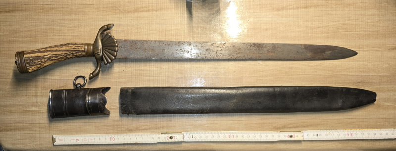 Originaler alter Hirschfänger zur Restaurierung. – image 1
