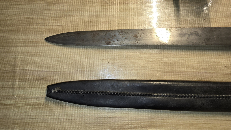 Originaler alter Hirschfänger zur Restaurierung. – image 6